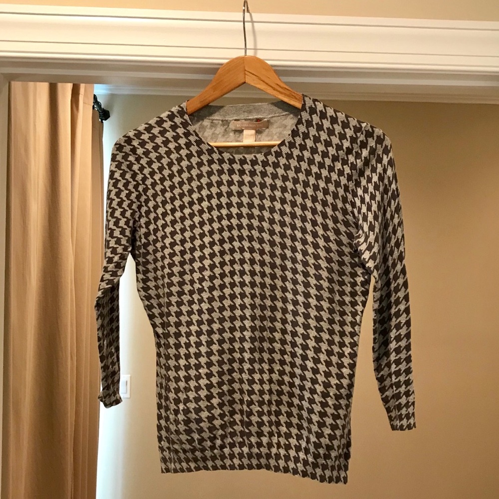 Banana Republic Houndstooth Light Cardigan